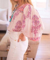 Bell By Alicia Bell - Ariana Flower Top - blouses - clothing - floral