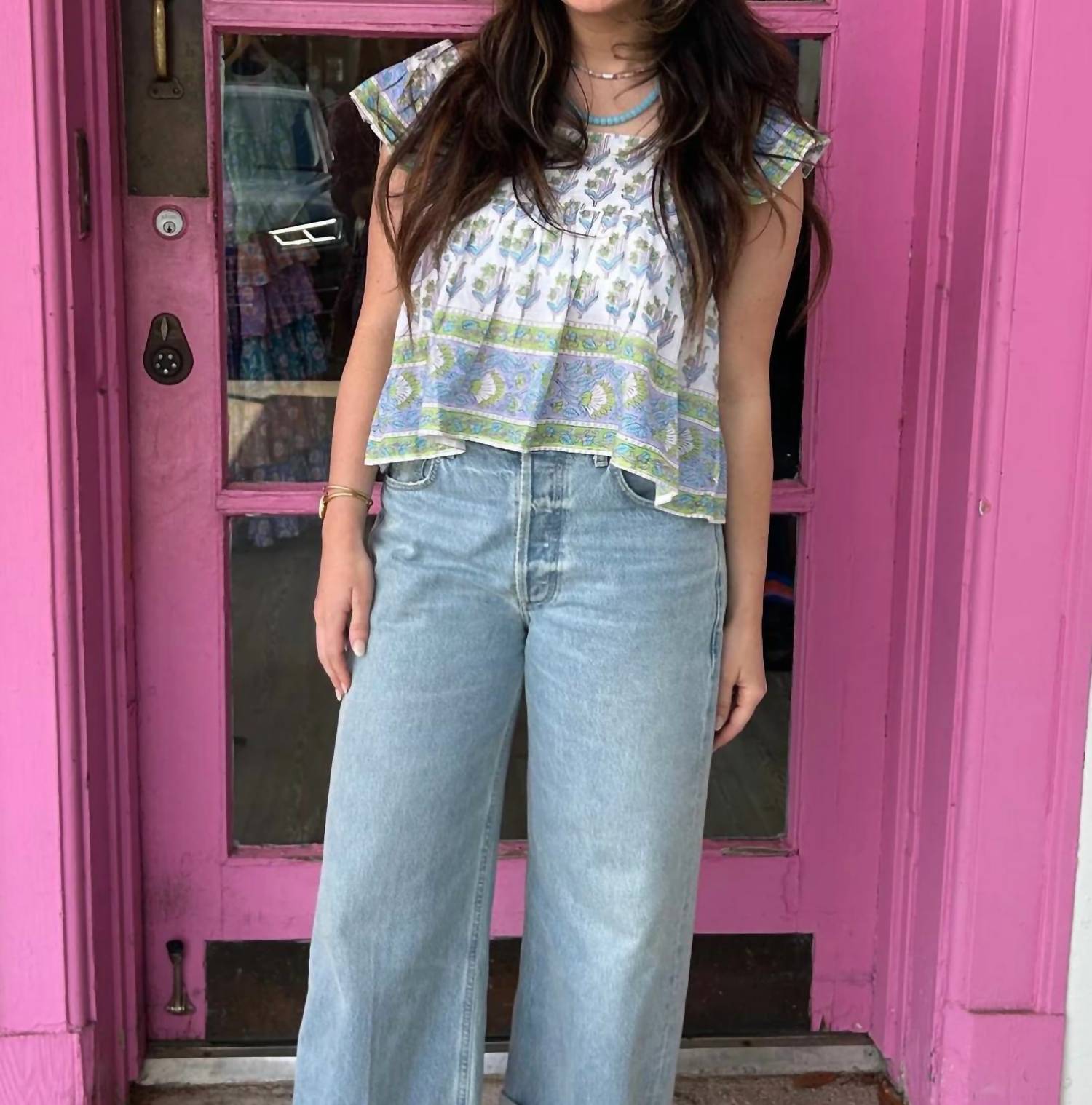 Bell By Alicia Bell - Ray Top - blouses - clothing - floral