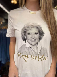 Bella + Canvas - Betty White Tee - clothing - cotton - patterned