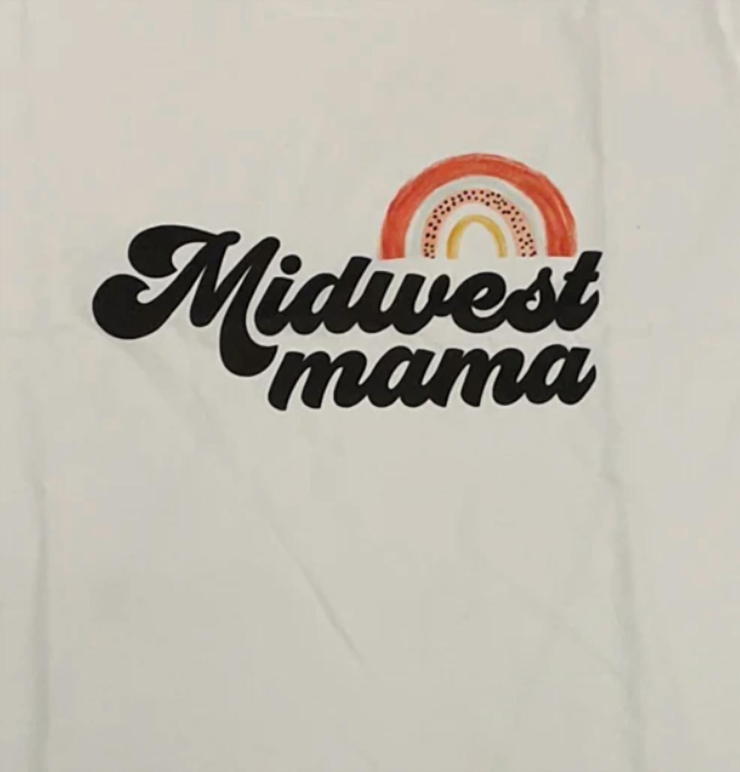 Bella + Canvas - Unisex Midwest Mama Rainbow Graphic Tee - clothing - cotton - graphic