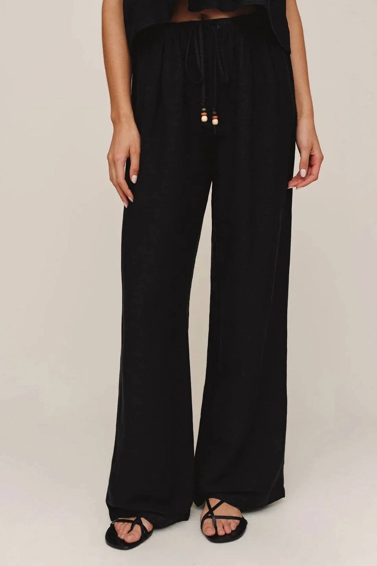 Bella Dahl - Beaded Drawstring Beach Pant