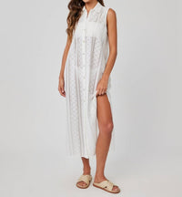 Bella Dahl - Button Up Side Slit Duster Dress