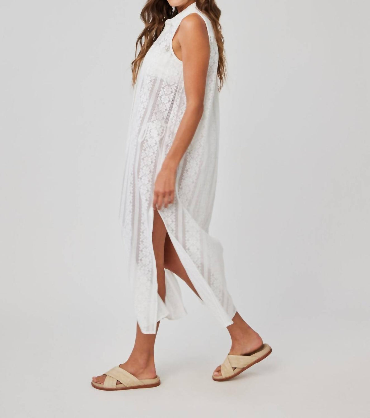 Bella Dahl - Button Up Side Slit Duster Dress