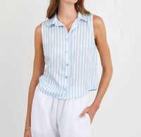 Bella Dahl - Clean Sleeveless Button Down Top
