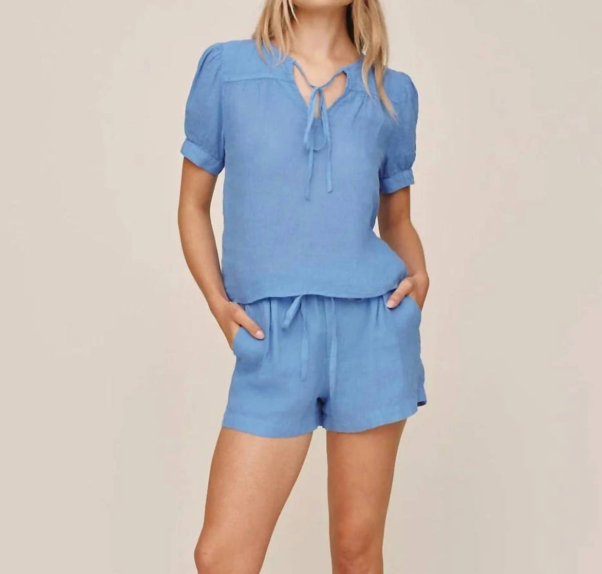 Bella Dahl - Double Pleat Tie Short