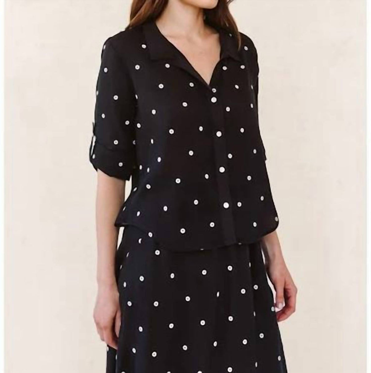 Bella Dahl - Drop Collar Boxy Button Down Shirt