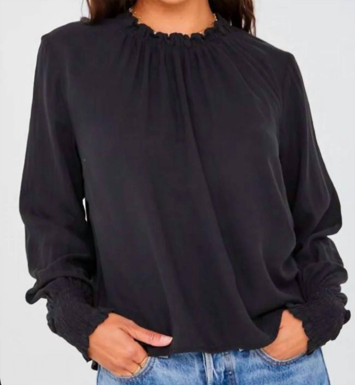 Bella Dahl - ELASTIC SHIRRED SHIRT