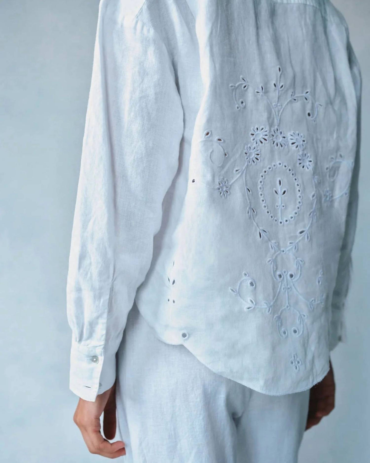 Bella Dahl - Eyelet Embroidered Shirt
