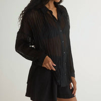 Bella Dahl - Flowy Pleated Shirt
