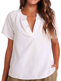 Bella Dahl - FLOWY SHORT SLEEVE PULLOVER TOP