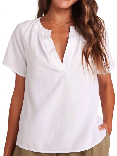 Bella Dahl - FLOWY SHORT SLEEVE PULLOVER TOP
