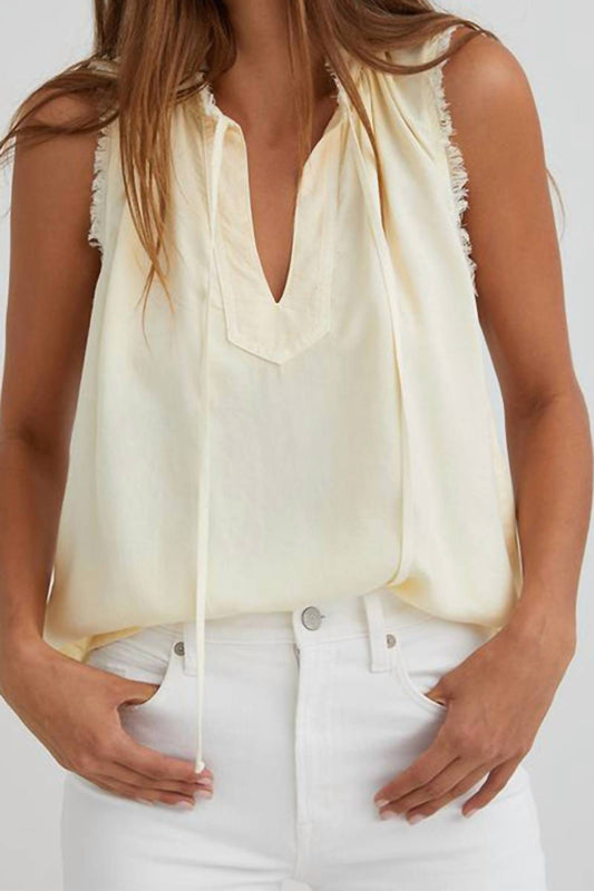 Bella Dahl - FRAY EDGE SLEEVELESS PULLOVER