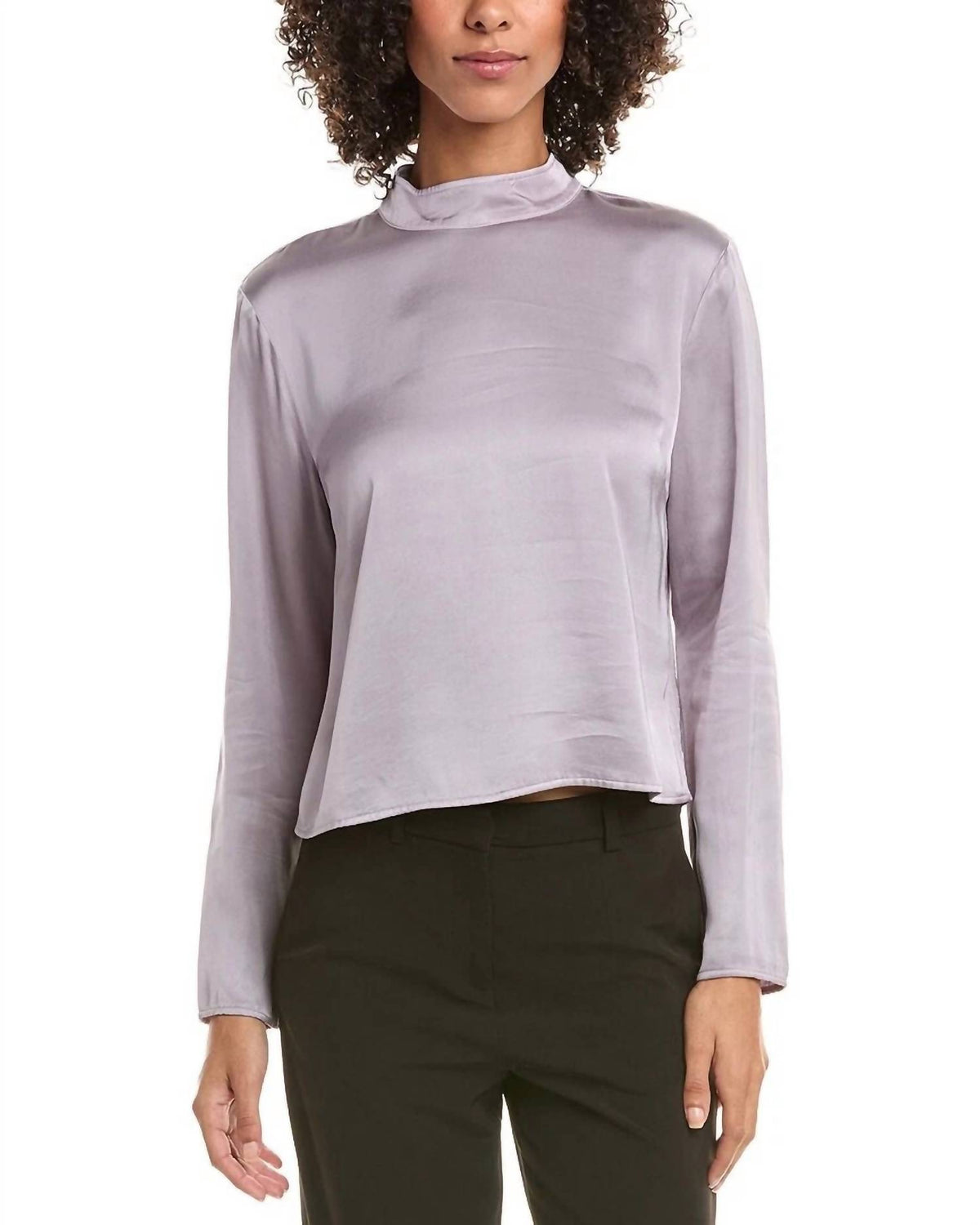Bella Dahl - MOCK NECK BUTTON BACK TOP
