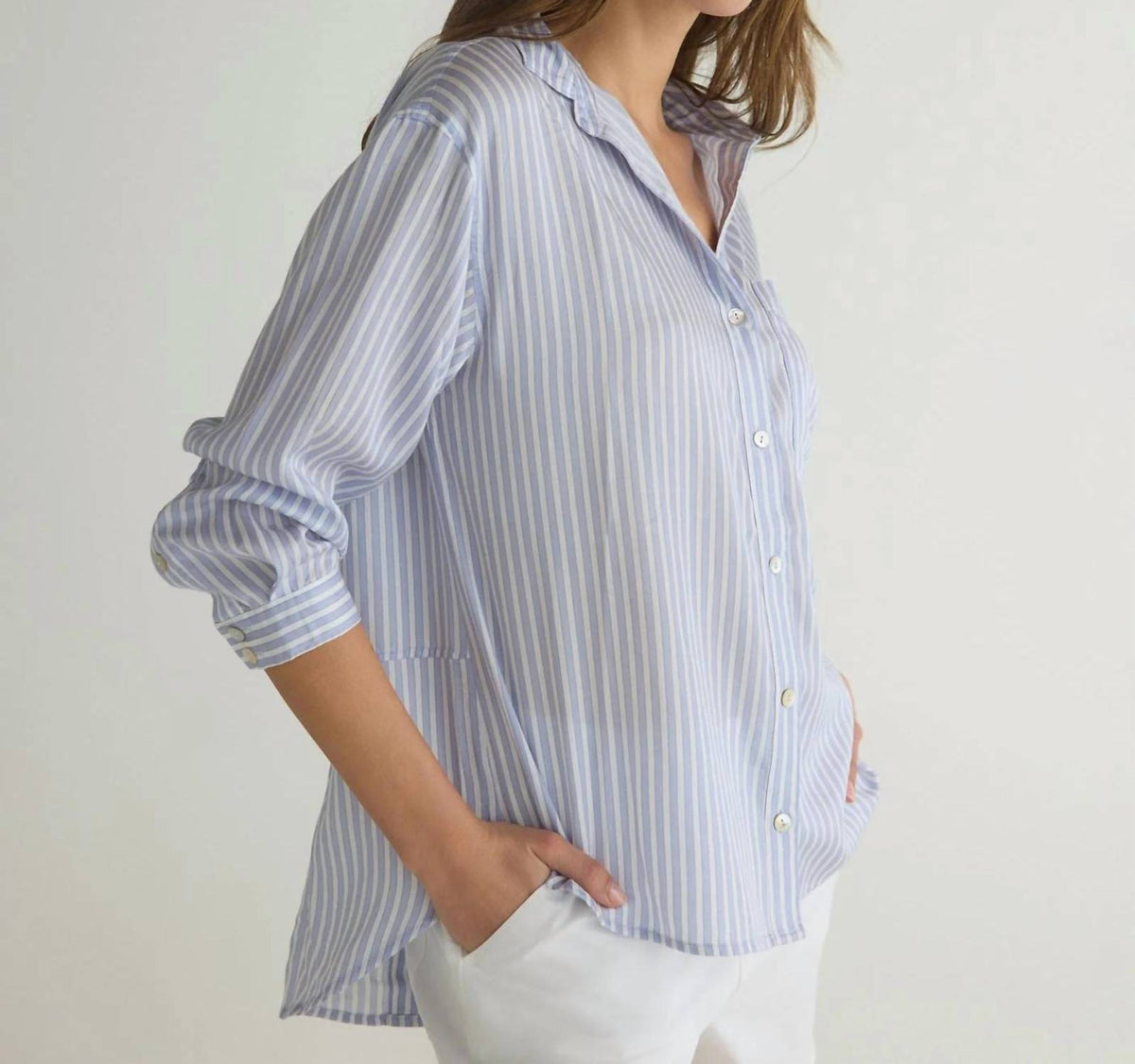 Bella Dahl - Oversized Split Back Button Down Shirt