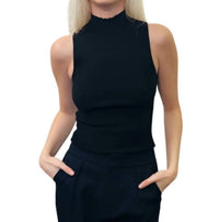 Bella Dahl - Ruby Sleeveless Mock Neck Top