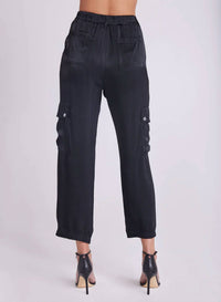 Satin Cargo Trousers
