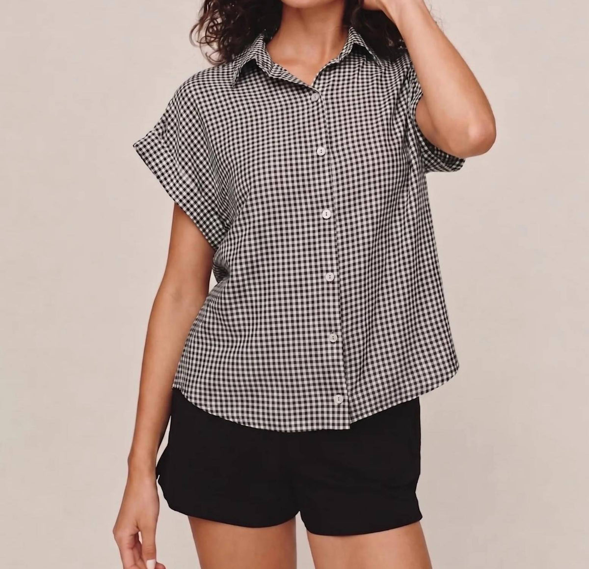 Bella Dahl - Short Roll Sleeve Shirt