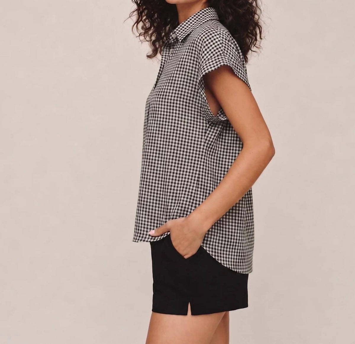 Bella Dahl - Short Roll Sleeve Shirt