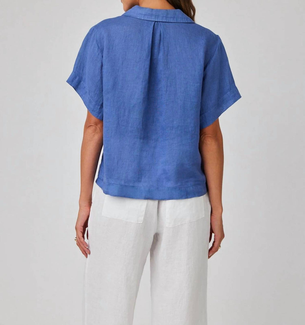 Bella Dahl - Short Sleeve Flowy Button Down Shirt