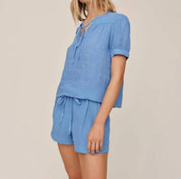Bella Dahl - Short Sleeve Flowy Pullover Top