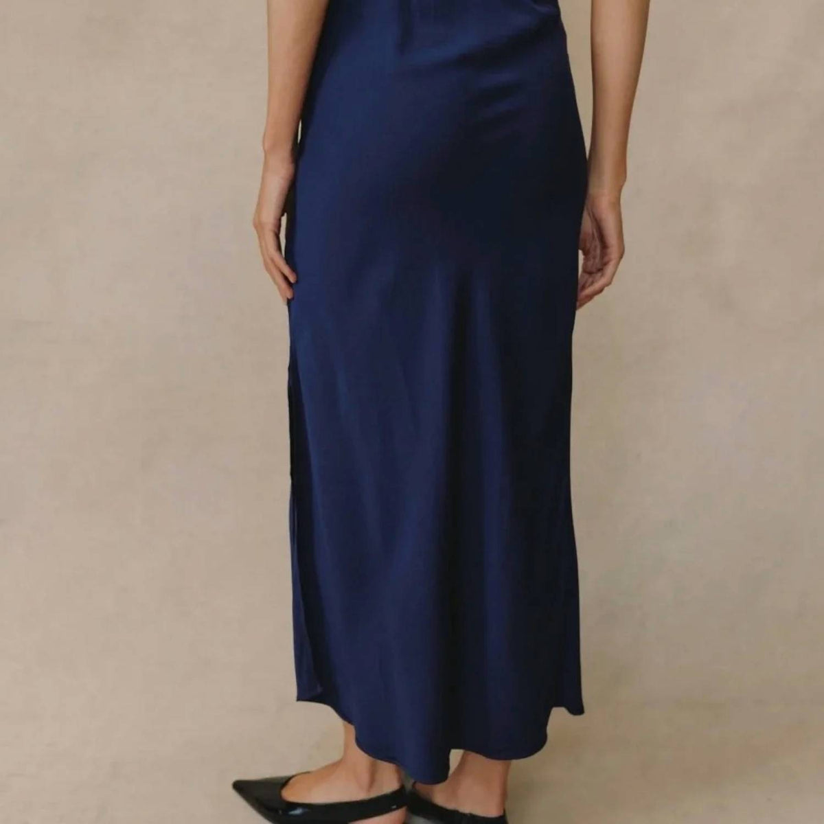Bella Dahl - Side Slit Bias Midi Skirt