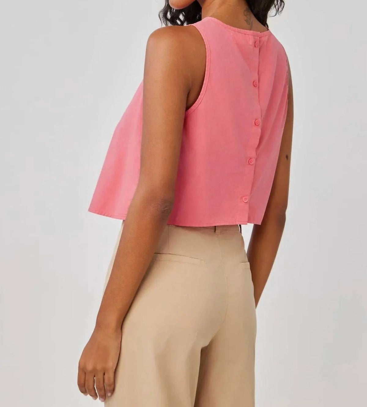 Bella Dahl - Sleeveless Button Back Top