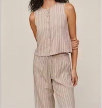 Bella Dahl - Sleeveless Button Front Top
