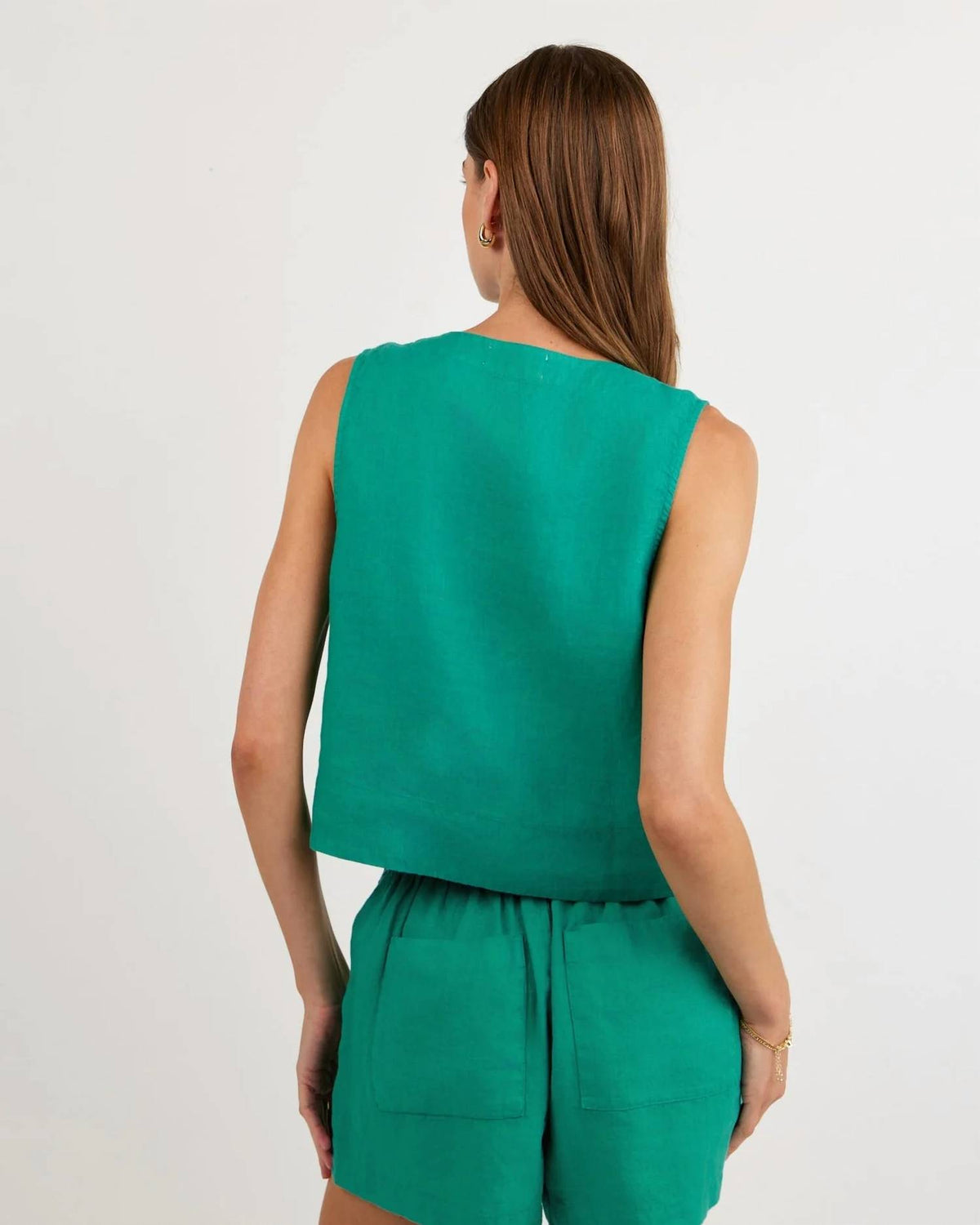 Bella Dahl - Sleeveless Half Placket Top