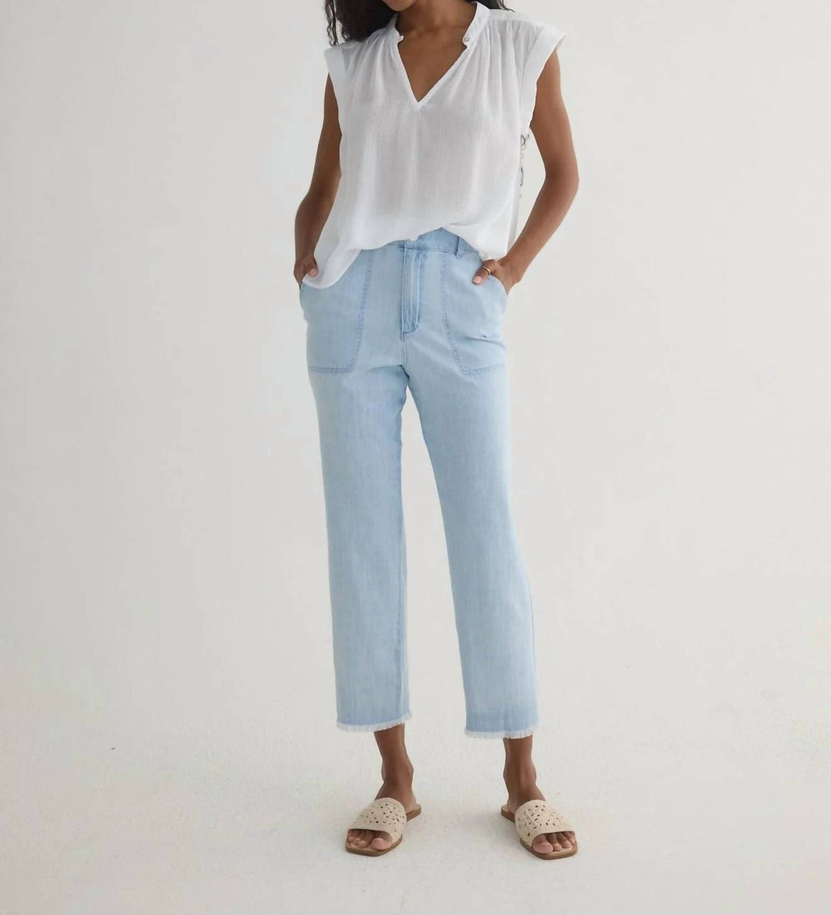Bella Dahl - Sonny Fray Utility Pant