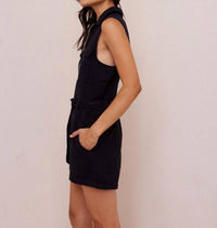 Bella Dahl - Zip Front Linen Romper
