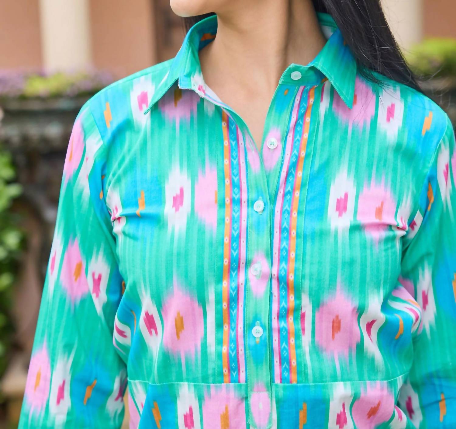 Bella Tu - Camden Shirtdress - clothing - dresses - green