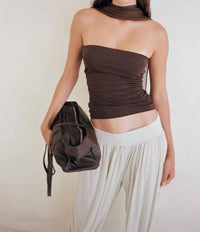Belle Anna - Shadow Strapless Tube Top
