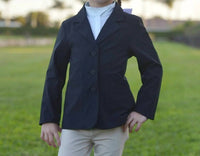 Belle & Bow Equestrian - Kid's Lightweight Show Coat - blazers - blue - clothing