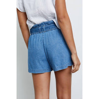 Rails BELLE HIGH-RISE BELTED SHORTS in sorrento - women's shorts - detail view