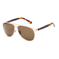 Belstaff - Men's Gold Haircalf Sunglasses - accessories - gold - men