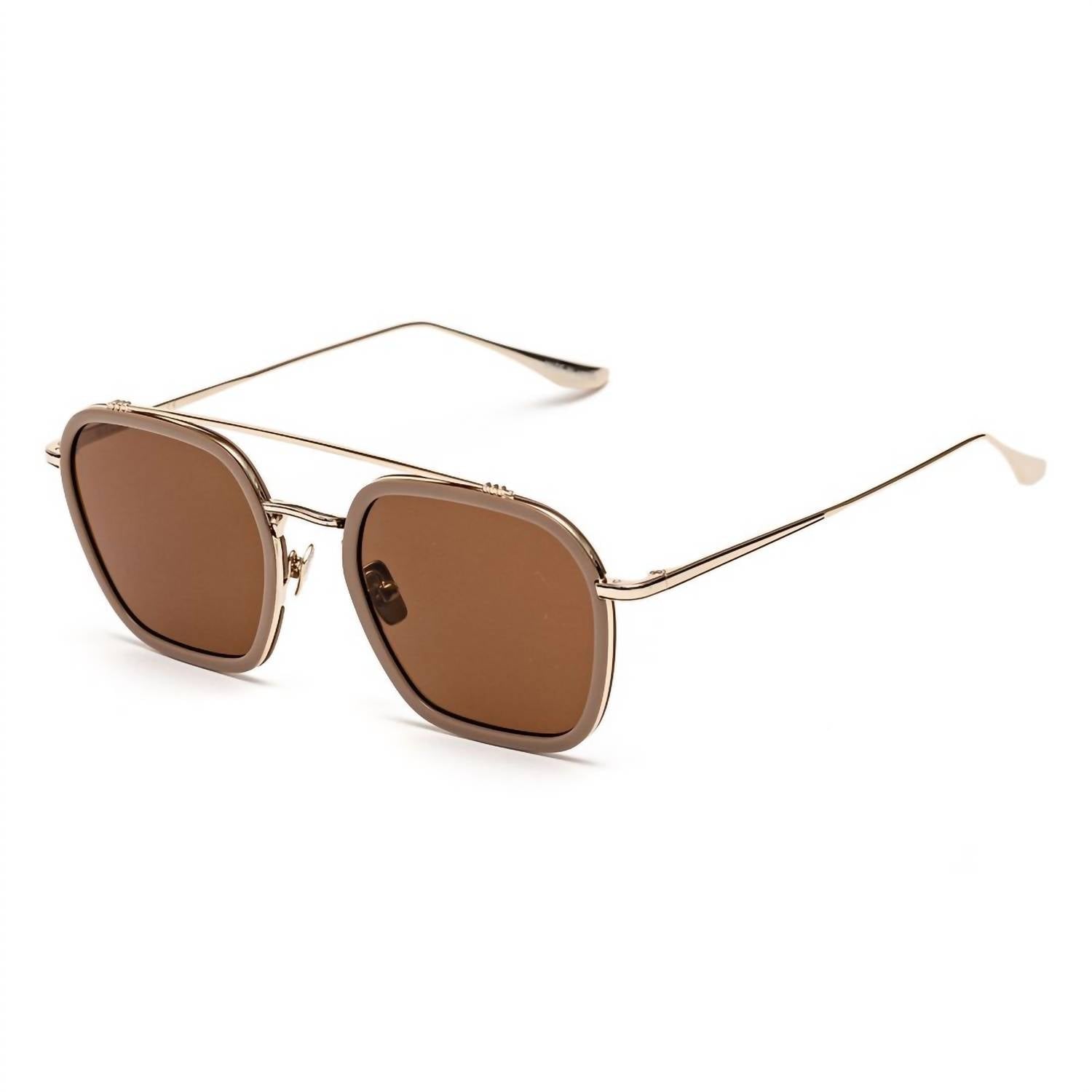 Belstaff - Men's Stainless Steel Sunglasses - accessories - brown - men