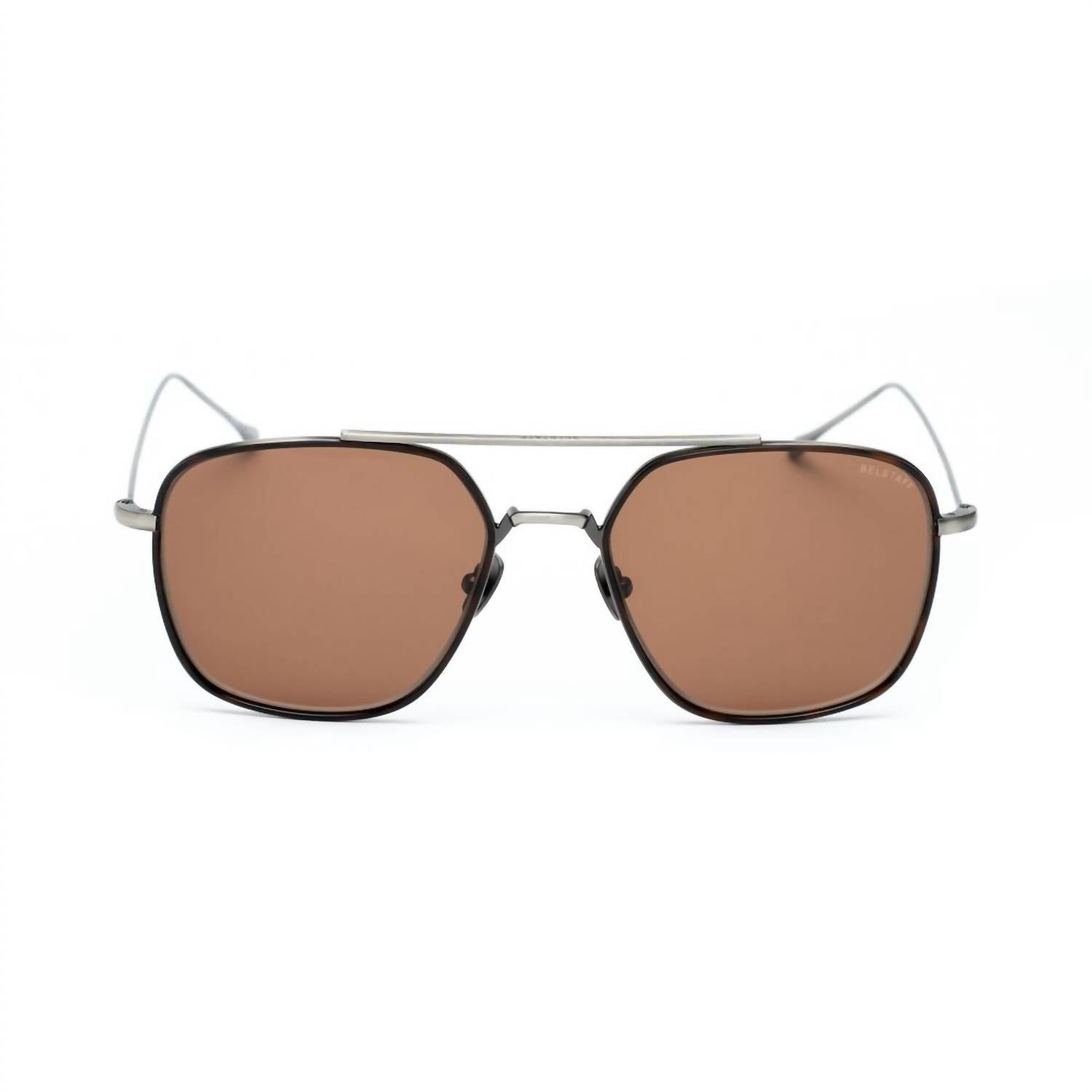 Belstaff - Men's Titanium Sunglasses - accessories - brown - men