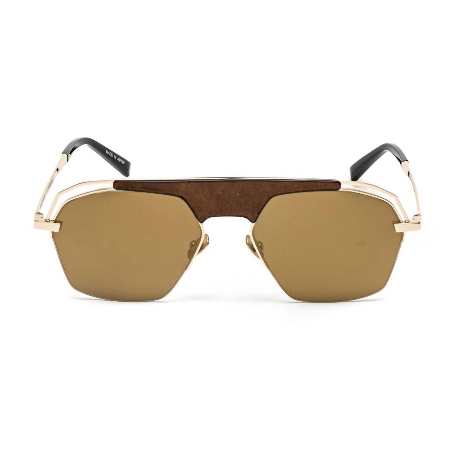 Belstaff - Men's Titanium Sunglasses - accessories - gold - men