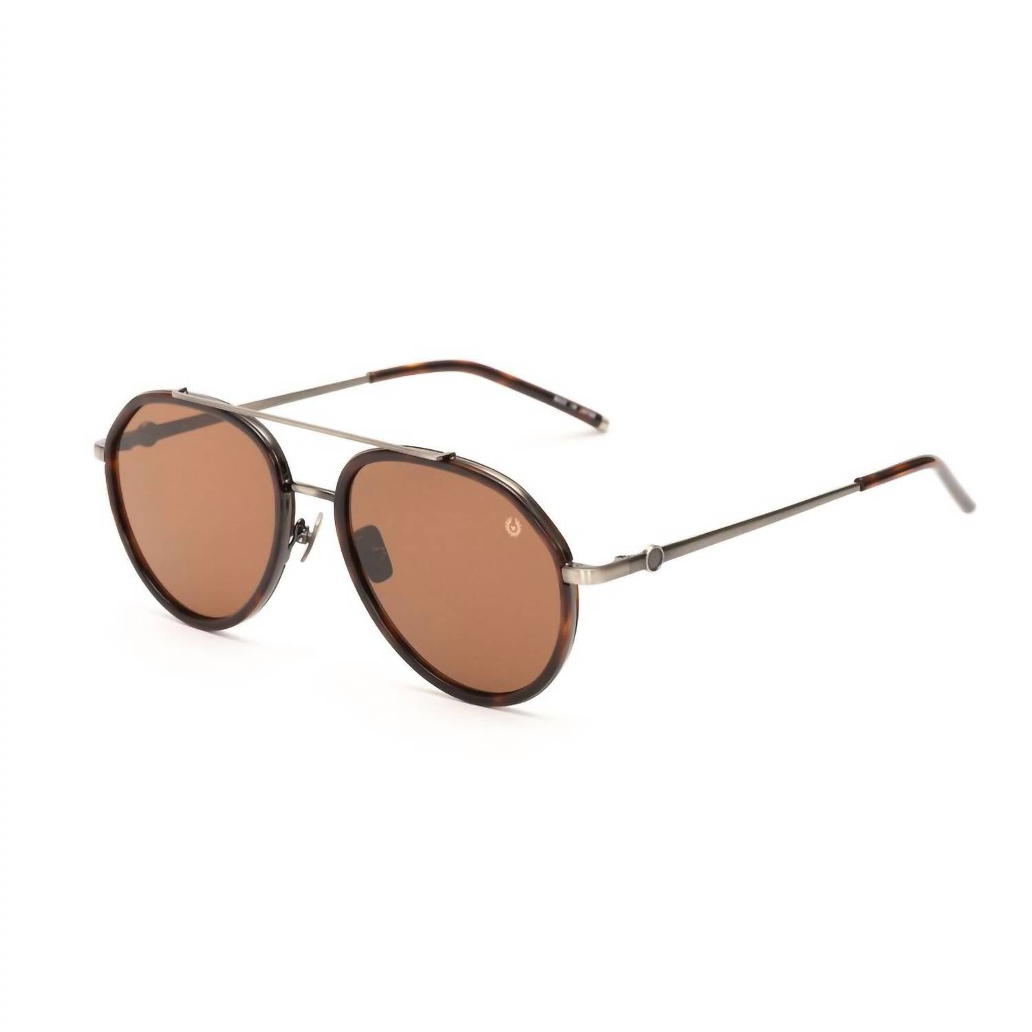 Belstaff - Men's Titanium Sunglasses - accessories - brown - men