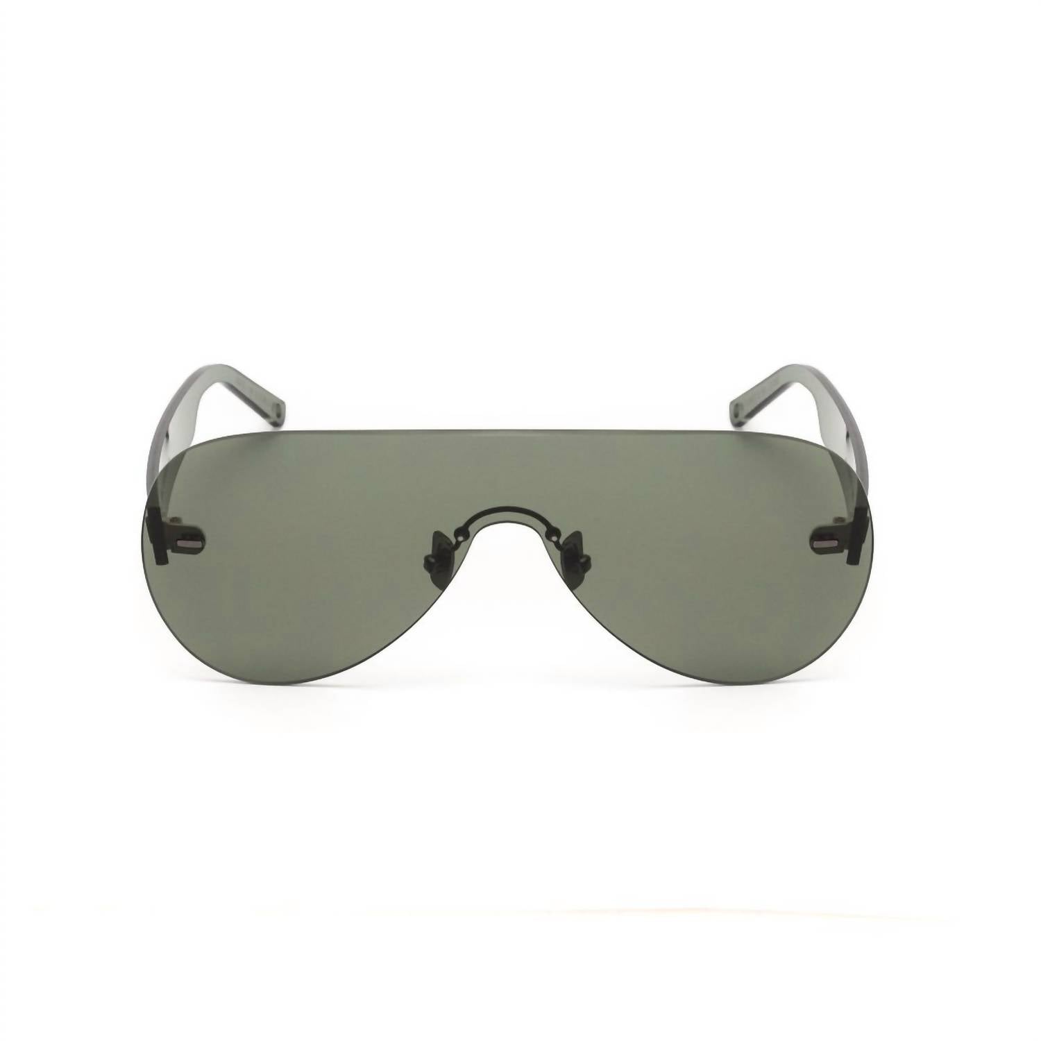 Belstaff - Women's Haircalf Sunglasses - accessories - green - sunglasses