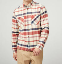 Ben Sherman - Long Sleeve Brushed Ivy Check Overshirt