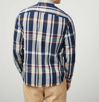 Ben Sherman - Long Sleeve Herringbone Check Shirt