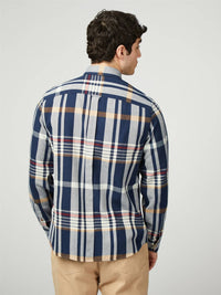 Ben Sherman - Long Sleeve Herringbone Check Shirt
