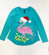 Berek - Women's Flamingo in Santa Hat Tunic
