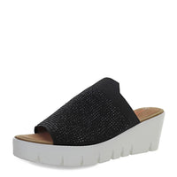 Bernie Mev - Women's Venti Crystals Wedge Sandal
