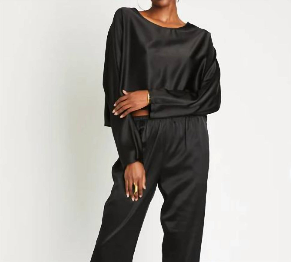 Beryll - Silk Crop Top