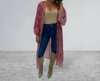 Best & Best - Floral Duster Kimono - cardigans - clothing - floral