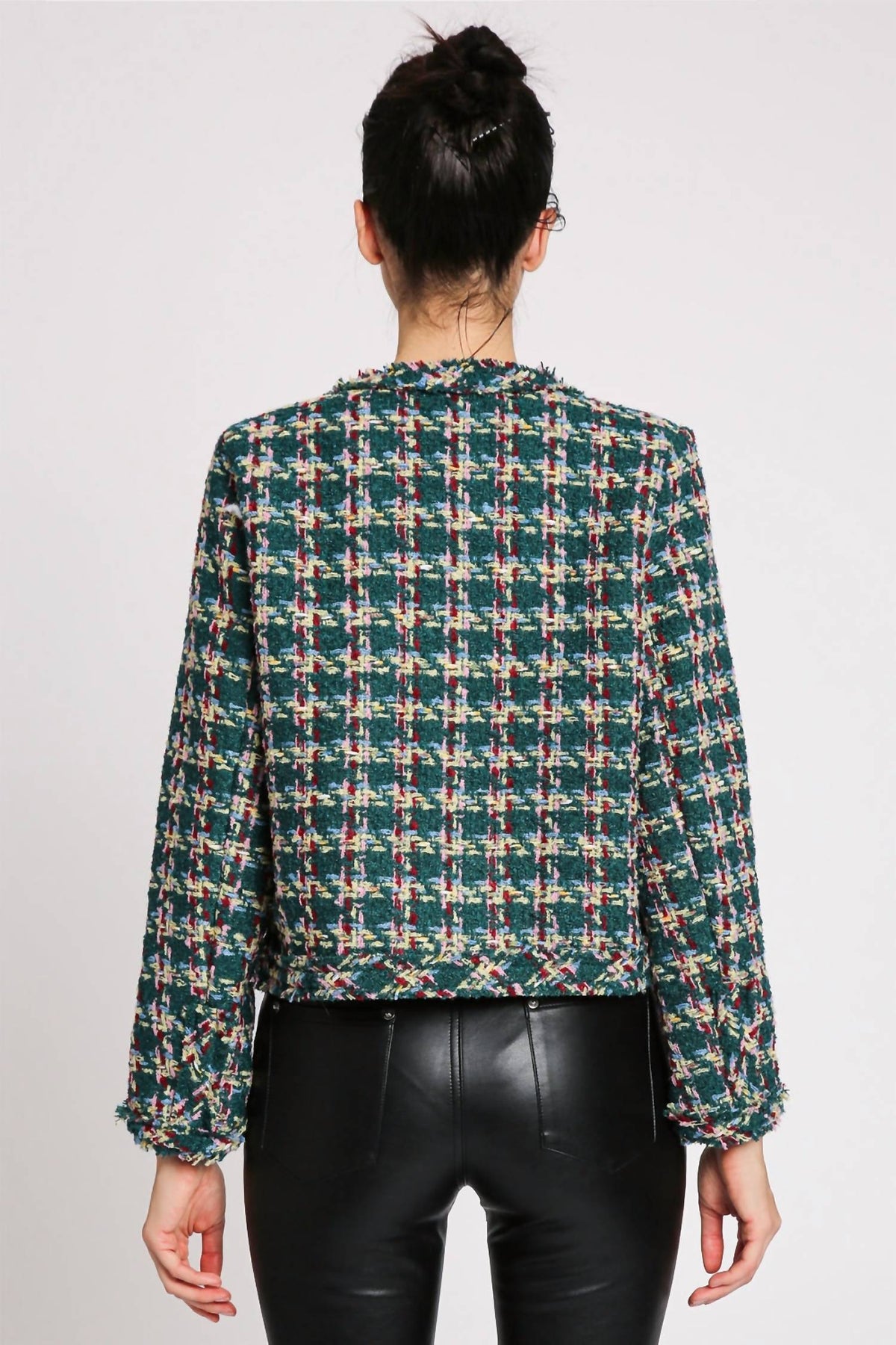 Beulahstyle - Tweed Cropped Blazer