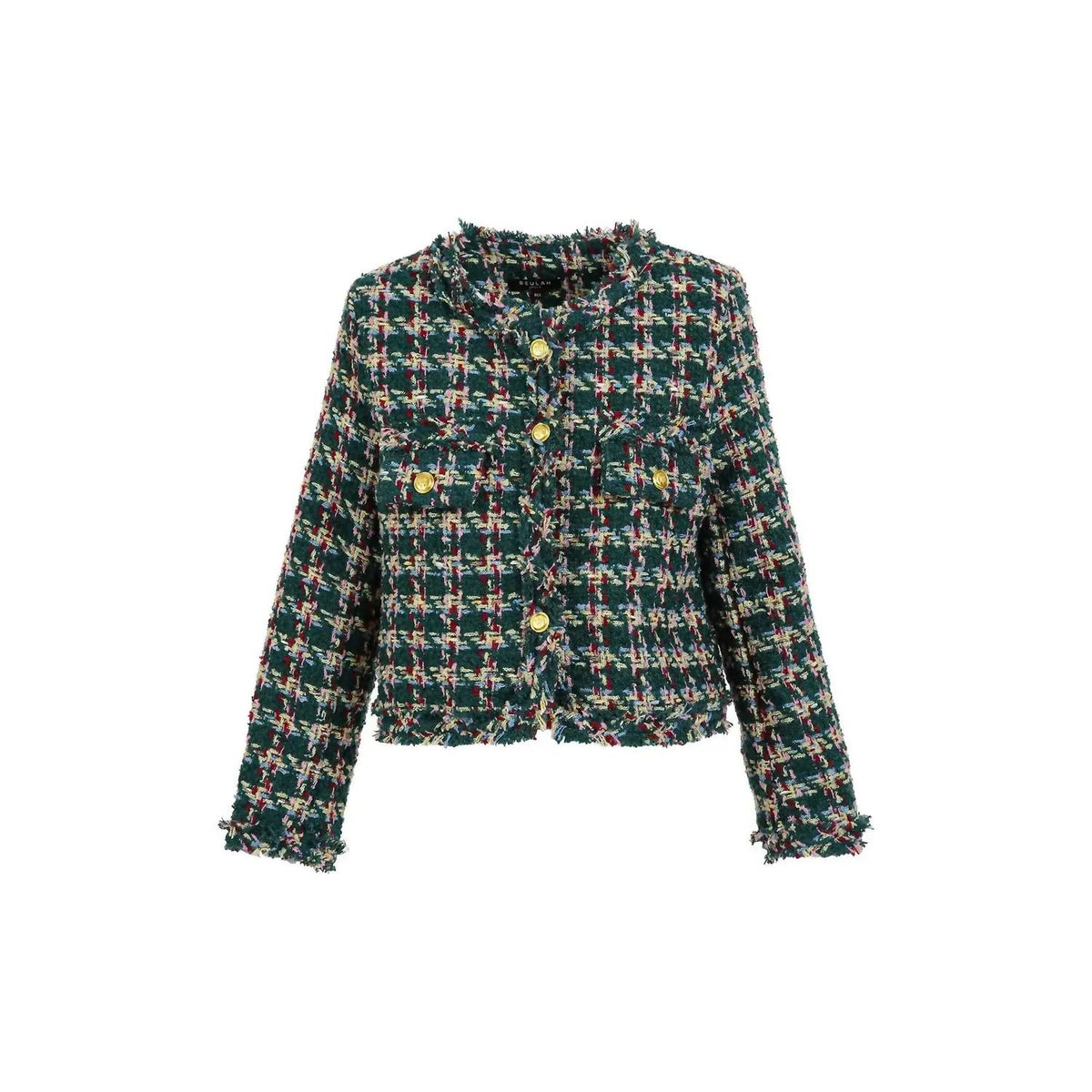 Beulahstyle - Tweed Cropped Blazer