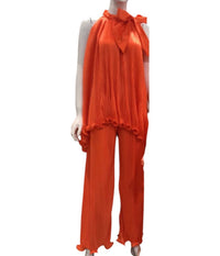 Beulahstyle - Women's Marshmallow Set - blouses - clothing - orange